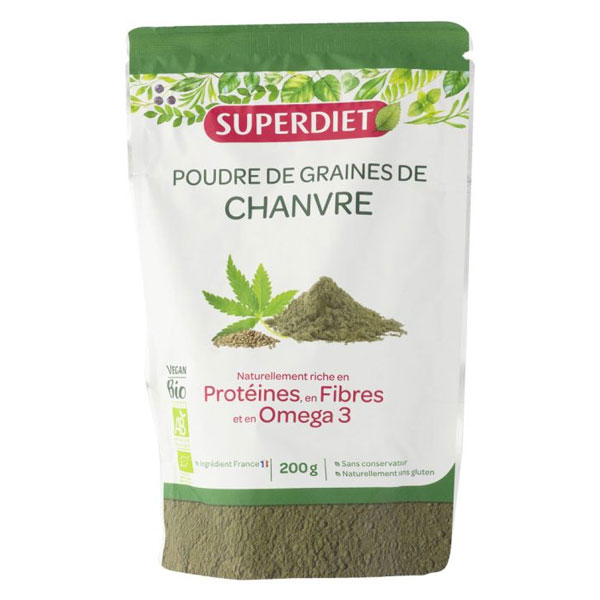Poudre de Graines de Chanvre 200g