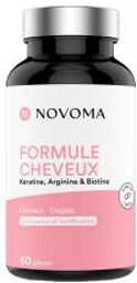 Formule Cheveux Kératine Arginine & Biotine 60 Gélules - Pot 60 Gélules