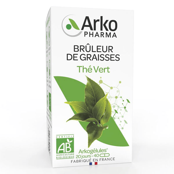 Arkogélules Thé Vert Bio 45 gélules