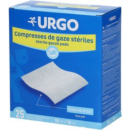 Urgo Compresses stériles de gaze 10 cm x 10 cm