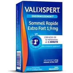 Sommeil Rapide Extra Fort 1,9mg 40 Comprimés