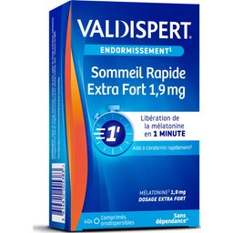 Valdispert Sommeil Rapide Extra Fort 1,9mg 40 Comprimés