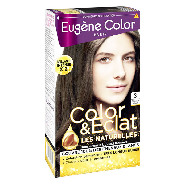 Les Naturelles Crème Colorante Permanente n°3 Châtain Clair