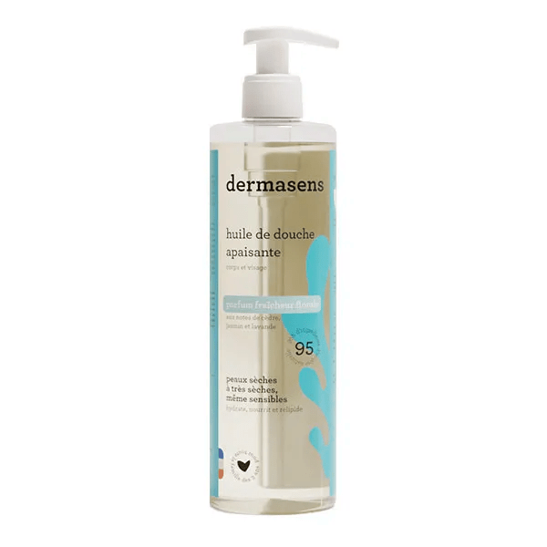 Dermasens huile de douche apaisante fraîcheur florale 395ml