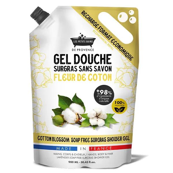 Recharge format Eco Gel Douche Fleur de Coton 900 ml