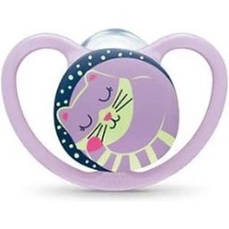Sucette en silicone Space Night 0-6M 1ud