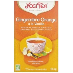 Gingembre Orange à la Vanille 17 sachets