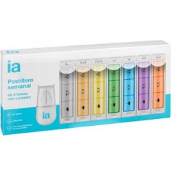 Pack Pilulier Hebdomadaire 3 Dose + Coupe-Pilule