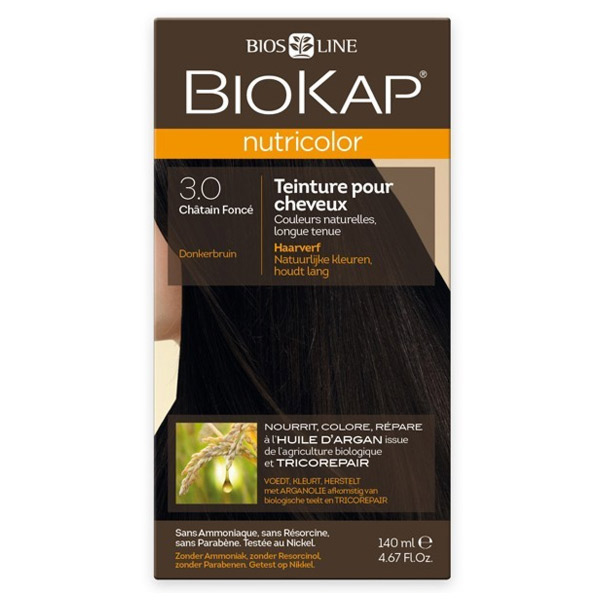 Nutricolor Teinture pour Cheveux 3.0 Châtain Foncé 140ml