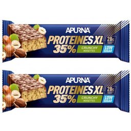 Apurna Barre Hyperprotéinée Crunchy XL 35% Noisettes