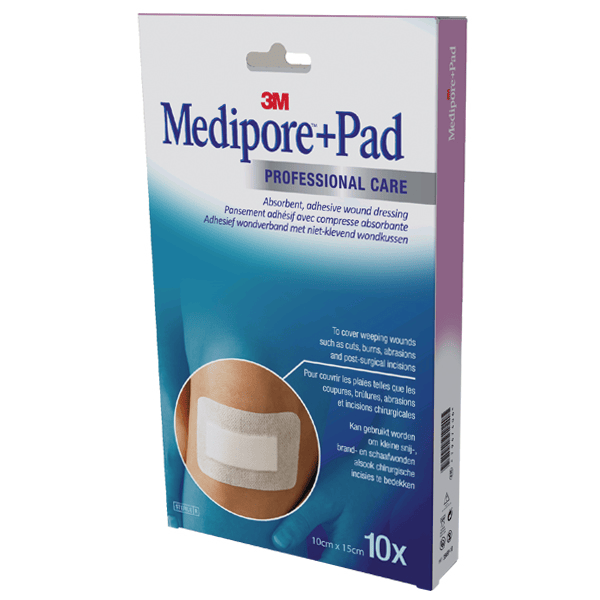 Medipore Plus Pad 10cm x 15cm 10 pansements