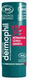 Dermophil Certifié Bio Stick Lèvres Réparation Lèvres Abîmées 4 g (Anc. Réparation Forte) - Stick 4 g
