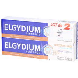 Dentifrice Protection Caries Fraîcheur Intense Lot de 2