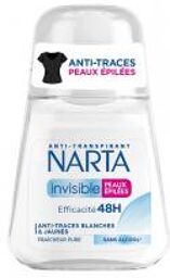 Déodorant Anti-Transpirant Invisible 48 Heures Peaux Épilées 50 ML - Flacon-Bille 50 ml