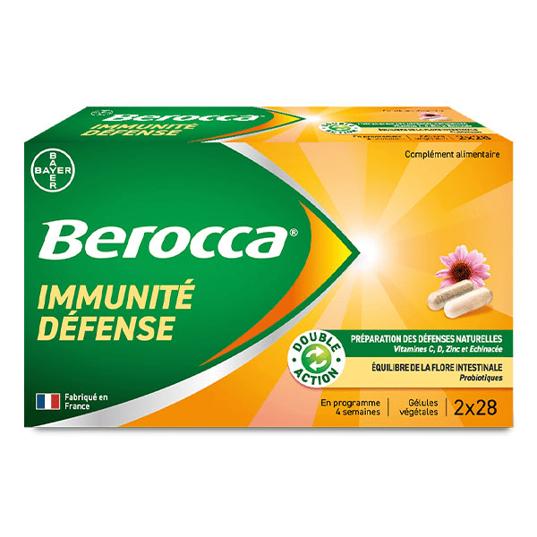 Immunité Défense Vitamine D, C et B Zinc Lot de 2 x 28 gélules végétales