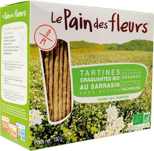 PAIN DES FLEURS Tartines Craquantes au Sarrasin