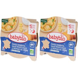 Babybio Ravioli Emmental Sauce Patate Douce & Fromage de Chèvre