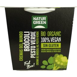 Organic Broccoli Cream Al Pesto Green 310 G