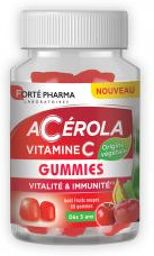 Forté Pharma Acérola Vitamine C 60 Gummies - Pot 60 gommes