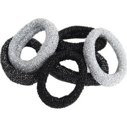 Elástico Negro Gris 6uds