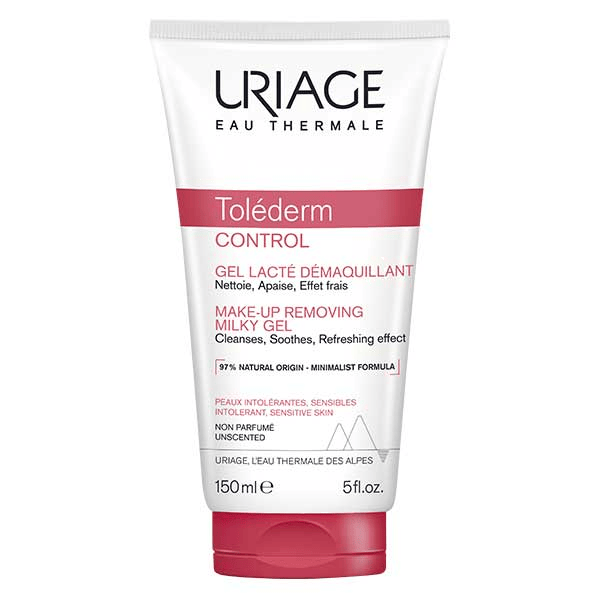 Toléderm Control Gel Lacté Démaquillant Peaux Sensibles 150ml