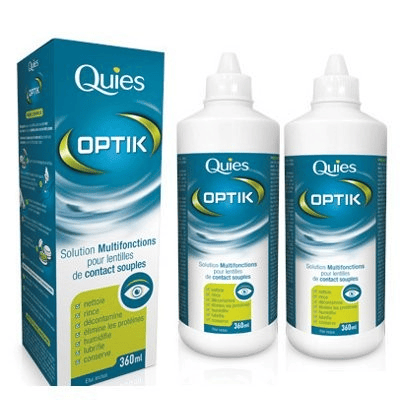 Optik Solution Multifonction Lentilles Souples Lot de 2 x 360ml