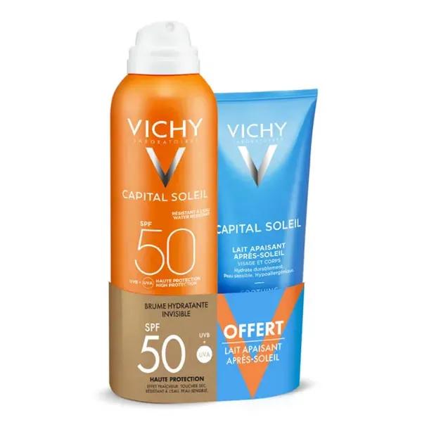 Brume Hydratante Invisible SPF50+ 200ml + Lait Apaisant Après-Soleil 100ml