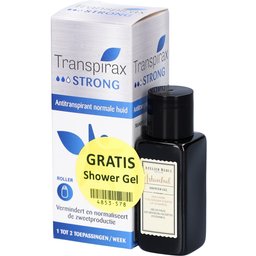 Transpirax Strong Antitranspirant Peau Normale Roller + Atelier Rebul Gel Douche