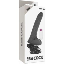 Vibrateur réaliste télécommandé Noir 19cm 1pc