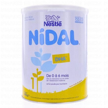 NESTLE Nidal Lait Infantile 1er âge 800g