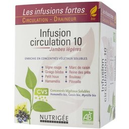 Nutrigee Infusion Circulation 10 Piernas Ligeras 30 Sobres