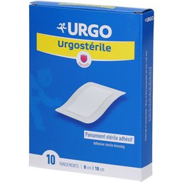 Urgostérile Pansement adhésif stérile 10 cm x 8 cm