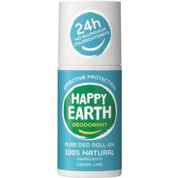 Happy Earth Déodorant à bille 100% naturel Cèdre & Citron vert