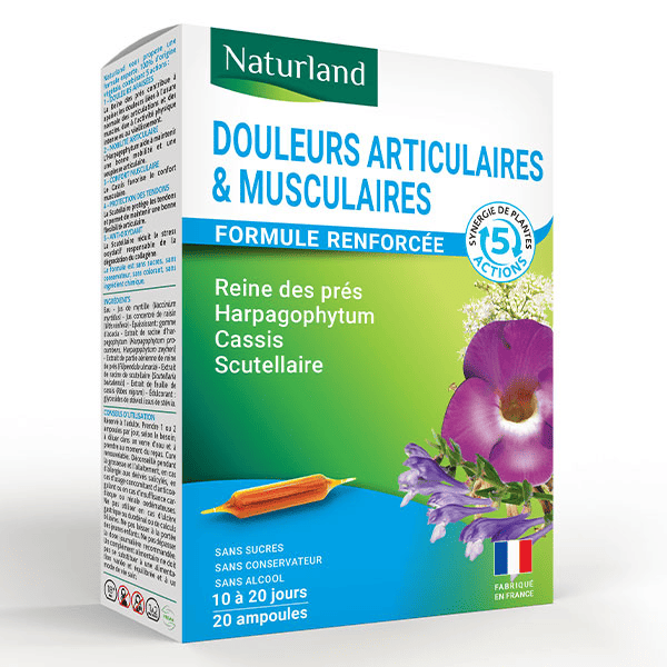 DOULEURS ARTICULAIRES ET MUSCULAIRES 20 ampoules.x10 ml
