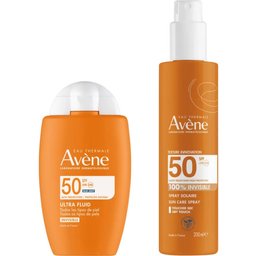 Pack Ultra Fluido Invisible SPF50 50ml + Spray Invisible SPF50 200ml