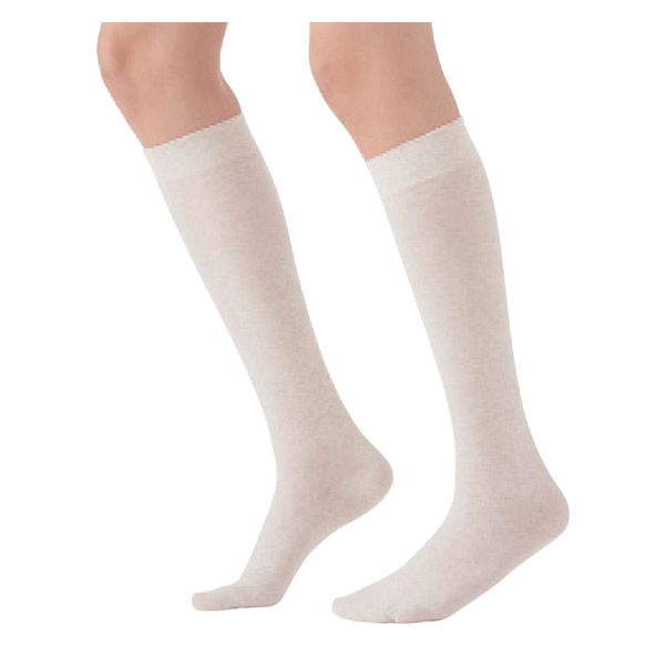 Active Confort Fraîcheur Chaussettes Classe 2 Normal Taille M Écru