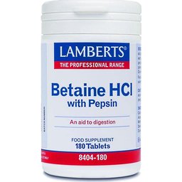 Betaina Hci Con Pepsina 180 comprimés