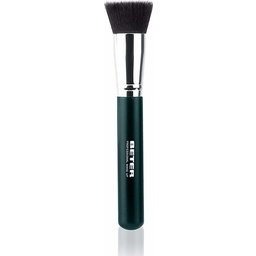 Kabuki Pinceau de maquillage plat en poils synthétiques 17cm