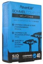 Sommeil Complet Mélatonine 40 Comprimes - Boîte 40 comprimés