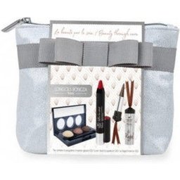 Trousse de Toilette Ombre à Paupières Gris + Rouge à Lèvres Hidraconfort + Kaj
