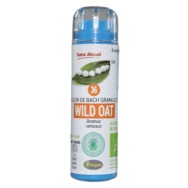 Kosmeo Fleur de Bach 0% Alcool n°36 Wild Oat Bio 120 granules