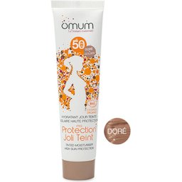 Omum ma Protection Joli Teint Hydratant Visage Teinté Doré Spf50+ Bio