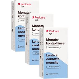 Redcare Eye Lentille de contact mensuelle -4.75 dioptries