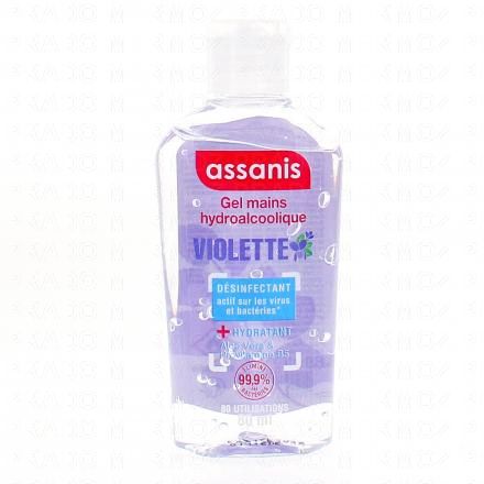 Pocket - gel mains hydroalcoolique Violette 80ml