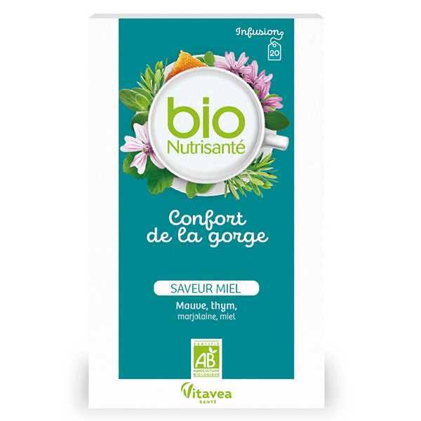 - BioNutrisanté - Infusion Confort de la gorge - 20 sachets