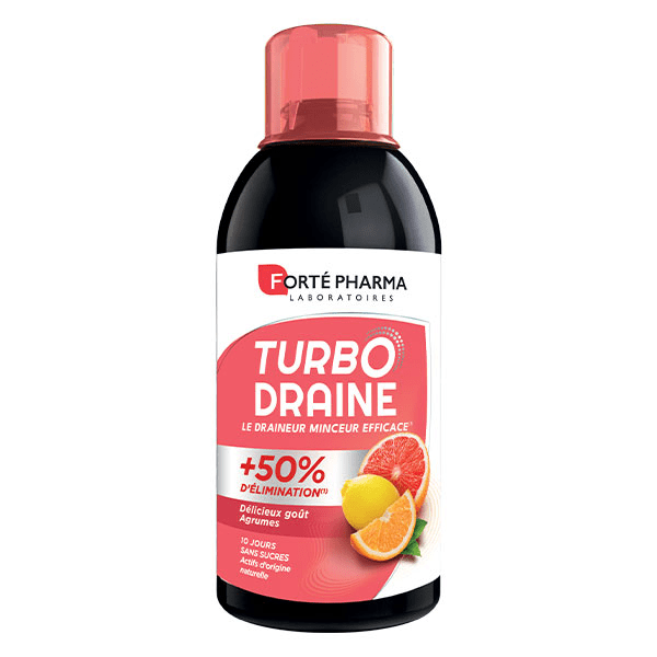 TurboDraine Agrumes Draineur Minceur Elimination 500ml