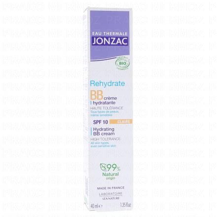 Rehydrate BB Crème Bio 40 ml Teinte Claire