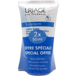 Promo Bariederm Crème pour les mains 50 ml double