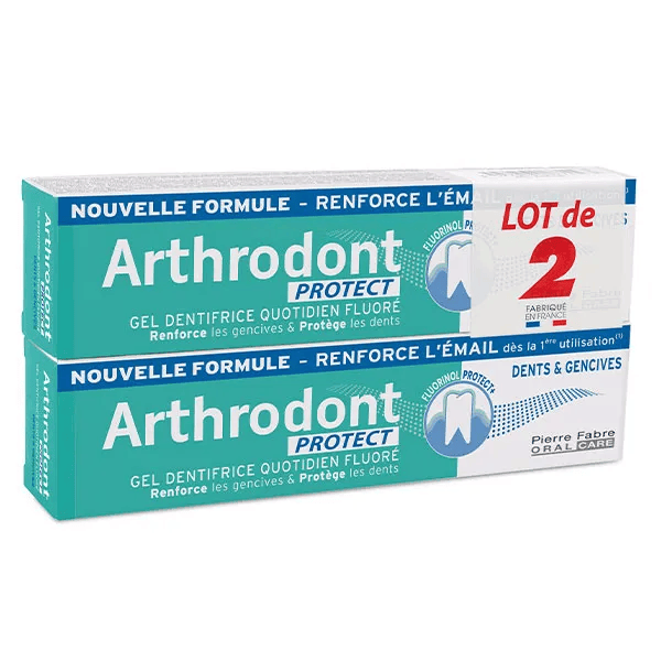 Protect Dentifrice Gel Fluoré Lot de 2 x 75ml