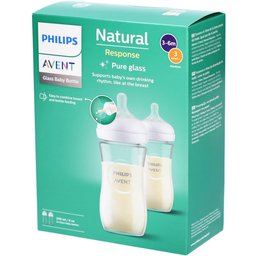 Avent Natural Response Biberon en verre pour bébé
